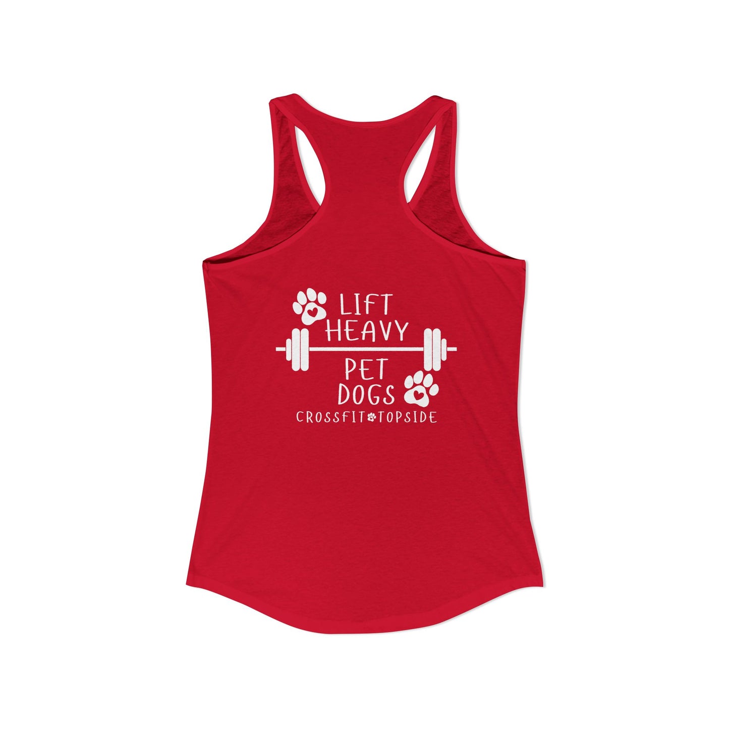 Lift Heavy Pet Dogs Women's Racerback Tank
