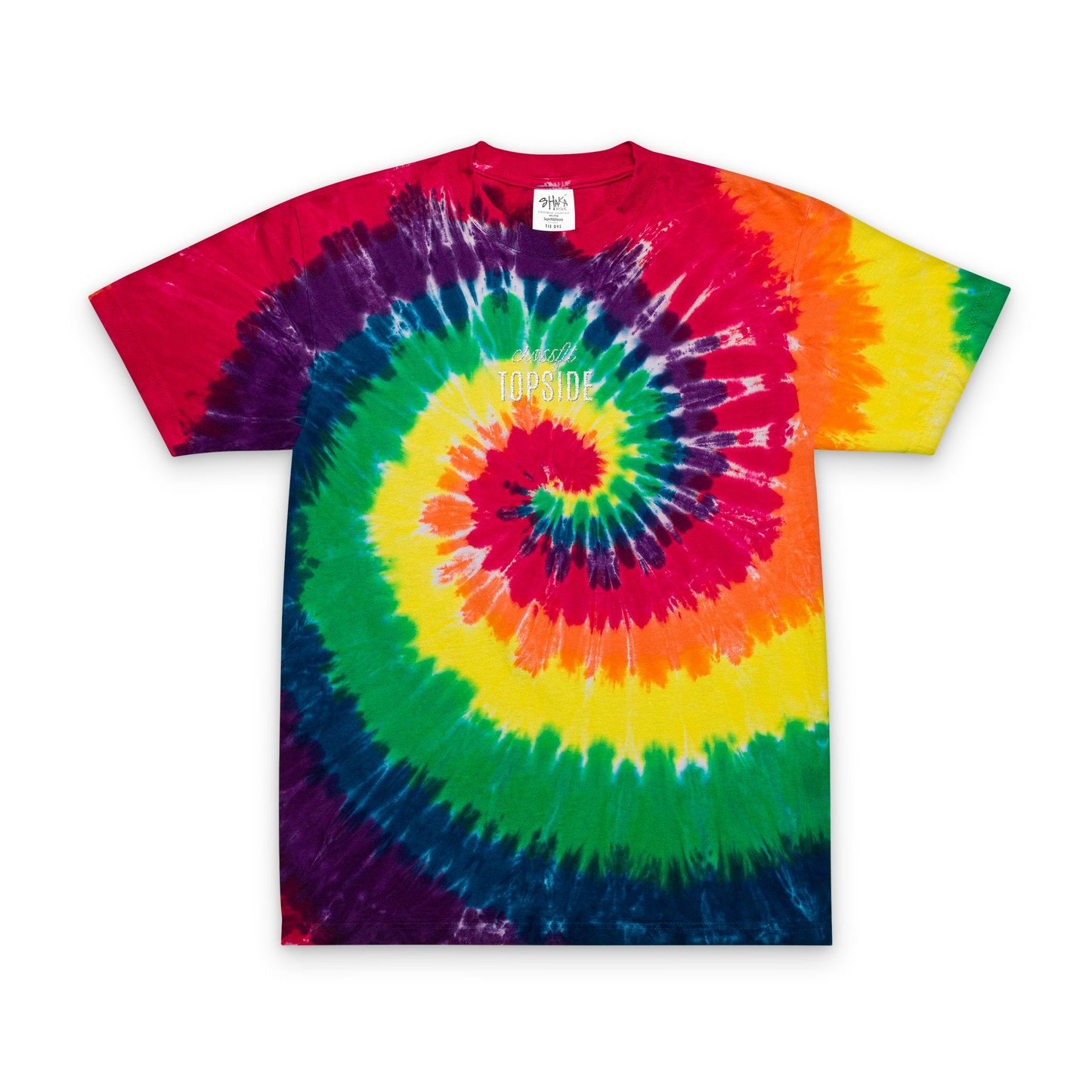Subtle Script Tie-Dye T-Shirt (Embroidery)
